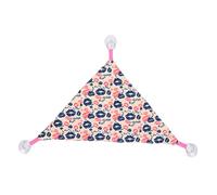 Hamac Pour Reptiles 2 Pièces, Hamac Suspendu Triangulaire Respirant, Taille Grande et Petite, Pour Dragons Barbus, Geckos, Lézards - Matériau Doux et Résistant, Fixation Par (Taille des lèvres S)