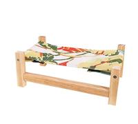 Hamac Pour Reptiles, Simulation D'habitat Naturel, 27 X 15 X 10 Cm, Lit De Dragon Double Couche, Chaise Longue En Bois Pour Reptiles Et Lézards, Facile À Nettoyer Et À Entretenir, Pour Dragons Barbus,