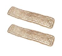 Hamac pour Reptiles Tissé à Main, 2 Pièces, en Herbe Marine | Maille Fine, Usage en Terrarium, Plateforme de Repos ’escalade, pour Serpents et Geckos Arboricoles