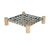 Kerbl Hamac pour rongeurs 38x38x10 cm - Bois & toile canvas lavable 30°C - Montage rapide