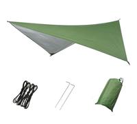 Hamac Rainfly - Bâche De Camping Imperméable Et Coupe-vent De 7,55 X 4,59 Pieds, Abri Extérieur Multifonctionnel | Auvent De Pluie Pour Hamac, Voyage, Randonnée, Plage, Pique-nique, Équipement De Bâch