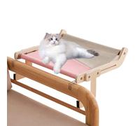 Hamac réglable pour chat - Cadre de barch, lit de repos confortable | Le siège surélevé pour chat offre des points de vue sûrs, un design pliable qui offre le confort pour les fenêtres intérieures