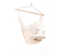Hamac Relax IV beige pour l'extérieur fauteuil suspendu chaise suspendue coton