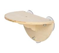 Hamac sans fil pour chat : siège près de la fenêtre, lit pour chats 2 en 1, grimpeur en bois mural, fonction de ventouses | Choix pratique de meubles pour chats d'intérieur