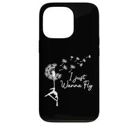 Hamac Silks I Just Wanna Fly Pissenlit Aérien Yoga Cadeaux Coque pour iPhone 13 Pro