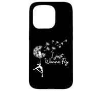 Hamac Silks I Just Wanna Fly Pissenlit Aérien Yoga Cadeaux Coque pour iPhone 15 Pro