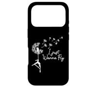 Hamac Silks I Just Wanna Fly Pissenlit Aérien Yoga Cadeaux Coque pour iPhone 17 Pro