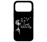 Hamac Silks I Just Wanna Fly Pissenlit Aérien Yoga Cadeaux Coque pour iPhone 17 Pro Max