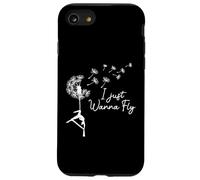 Hamac Silks I Just Wanna Fly Pissenlit Aérien Yoga Cadeaux Coque pour iPhone SE (2020) / 7/8