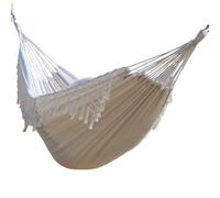 Hamac simple à franges écru