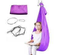 Hamac Snuggle Portable - Balançoire Sensorielle 100x280cm | Chaise Suspendue Élastique - Nylon Doux Et Durable Pour Intérieur Et Extérieur | Salle De Jeux Pour, Chambre À Coucher, Crèche, Jard