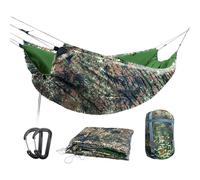 Hamac sous la couette, conception isolée légère, impression en polyester 40D, hamac de sac de couchage chaud, couette de camping de voyage, soutien thermique, pour la randonnée, les voyages à la plage