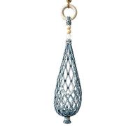 - Hamac sous l'armoire de cuisine décoratif bohème en corde de coton | Suspension en macramé en forme de goutte avec accès latéral pour la maison, la cuisine, le garde-manger,