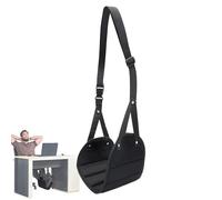 Hamac sur pied - Hamac sur pied suspendu pliable, swing portable compact | Sangle de repose-pieds réglable hamacs de bureau légers pour vols et bureau Utilisez le confort du bureau détente