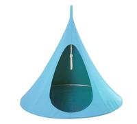 Hamac Suspendu, Chaise pivotante Portable, balançoire Suspendue en Corde Oxford 1200D, Tente Suspendue for Arbre, balançoire nid avec Tente, hamac occultant for terrasse, Jardin(Blue)