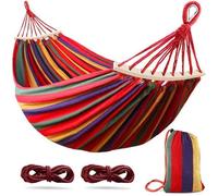 Hamac Suspendu - FOLAYA - 260 x 150 cm - 250 kg Capacité - Tissu de Haute Qualité - Idéal pour Jardin