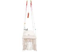 Hamac suspendu pour chat - 50 x 30 x 133 cm | Lit balançoire en macramé | Corde en coton pour animaux de compagnie | Hamac au repos | Tissé à la main | Style bohème | Lit de repos pour petites et