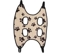 Hamac Suspendu pour Chat, Toile de Toilettage, Quatre Trous | Coupe des Griffes et Bain, Tissu Respirant, Support Solide, à Suspendre Facile, Ne S’étire Pas