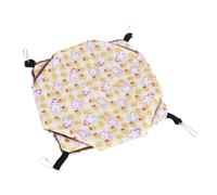 Hamac Suspendu pour Petits Animaux en Velours Double Couche 20x20 CM | Lavable en Machine, Couchage d'été Hamster et Écureuil, Accessoire de Cage, pour Petits Animaux