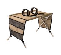 Hamac Toilettage avec 8 Trous Stable, Marron, Modèle Amélioré | Pieds Pliants En X, Bras Toilettage avec Hamac, Robuste, pour Maison