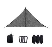 Hamac triangulaire en maille respirante pour camping, randonnée, pique-nique, activités avec tissu haute résistance et structure stable