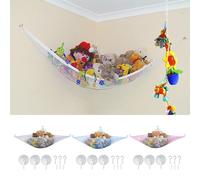 Hamac Triangulaire Pour Peluches Et Jouets - Rangement Compact Pour Chambres D'enfants Et Aires De Jeux