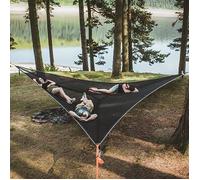 Hamac Triangulaire - PZCC - 3 Points - 400x400x400 cm - 2-3 Personnes - Idéal Camping Jardin