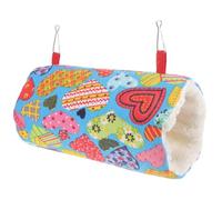 Hamac Tunnel pour Cochons D’Inde et Hamsters en Peluche | Repos, Cachette et Jeu, Usage au Sol Canapé, Ambiance Coin Chaud, pour Petits Animaux