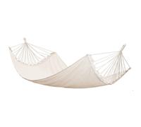 Hamac XXL pour deux personnes 400x160cm | Jusqu'à 150 kg | 100% coton | Hamacs Amanka plus de monde ensemble | couleur beige