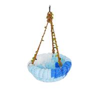 Hámaca - Hamac en peluche pour oiseaux en cage | Accessoires pour animaux de compagnie pour perchoir, dormir, nicher, jouer, oiseau, alimentation repos extérieur