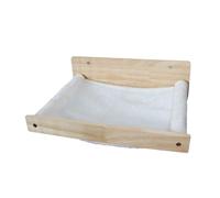 Hamacs muraux en Bois Naturel pour Chats, Peu encombrants, faciles à Installer pour Les Petits espaces, Meubles pour Chats, hamacs à Monter Facilement