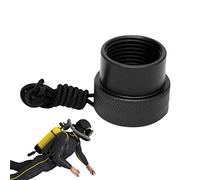 HAMAGI 2 Housse Anti-poussière pour plongée | avec détendeur plongée Din à Longe rotative - Bouchons Anti-poussière filetés Couvercle Bouchon pour Embouts réservoir