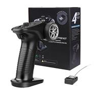 HAMAGI Émetteur et récepteur RC,Émetteur et récepteur étanches - Contrôleur Radio à Di 2,4 GHz pour chenilles RC, dérive, Balance, Voitures RC et Bateaux