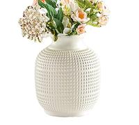 HAMAGI Vase Imitation céramique | Vase à Fleurs en céramique Moderne incassable,Style Boho pour Le décor Salon Table dîner Mariage