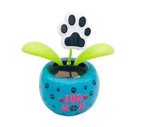 Hamaio Danse Solaire, Plastique Solaire Danse Fleurs Secouant Tête Ornements Voiture, Fleur Dansante À Énergie Solaire pour Décoration Bureau Ou Voiture (Aucune Batterie Requise)