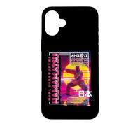 Hamamatsu City 80s Synthwave Shaolin Japon Hamamatsu Coque pour iPhone 16 Plus