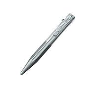 Hamans Bolt Action Pen Stylo à bille en titane avec clip de poche Taille compacte Outil d'écriture (Gris)