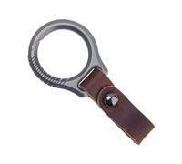 Hamans Porte-clés avec mousqueton de ceinture en titane à dégagement rapide pour ceinture de voiture Outil EDC pour homme