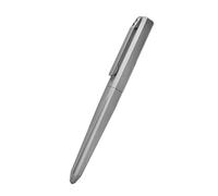 Hamans Stylo à bille en titane avec capuchon à clip de 13,2 cm, taille compacte, stylo à bille EDC pour un transport quotidien