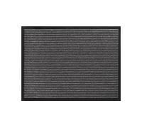 HAMAT Paillasson rayé polypropylène anthracite L600xl800xS5 mm