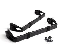 Hamax - Ensemble de 2 Racks Bas pour Remorques Venture/Venture+ - Transport d'Objets Volumineux - Fixation Facile - Sécurité et Stabilité - Capacité 15 kg - Dimensions: 41x11x4 cm - Aluminium Durable
