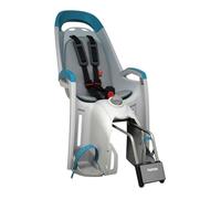 Hamax - Porte-bébé Amaze Gris-Pétrole - Fixation Cadre Extra Fastening Bracket - Inclinaison 12,5° - Harnais Sécurité 3 Points - Réflecteur Rouge - Repose-Pieds Ajustables - pour Enfants 9 Mois+ 22kg
