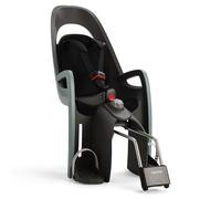 Hamax - Porte-bébé Caress - Fixation Cadre vélo - Dossier réglable - Inclinaison 20° - Harnais sécurité 3 Points - Repose-Pieds Ajustables - Réflecteur arrière - Dès 9 Mois - Poids Max 22 kg