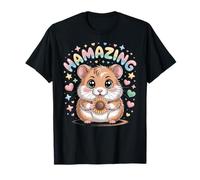 Hamazing Hamster Kawaii Pastel Cœurs étoiles Hamster T-Shirt