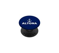 Hambourg Altona Ancre de Bateaux Reeperbahn Hamburger-Port PopSockets PopGrip Adhésif