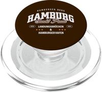 Hambourg Hambourg Quartier Port Ponts de débarquement de St Pauli PopSockets PopGrip pour MagSafe
