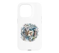 Hambourg Port Elbe Alster St.Pauli Marin Souvenir Maritime Coque pour iPhone 15 Pro