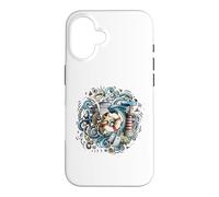 Hambourg Port Elbe Alster St.Pauli Marin Souvenir Maritime Coque pour iPhone 16