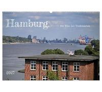 Hamburg. Die Elbe bei Teufelsbrück (Wandkalender 2027 DIN A2 quer), CALVENDO Monatskalender: Das Tor zur Welt. Internationaler Handel und Charakter einer Weltmetropole.