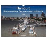 Hamburg.Discover northern Germany's cosmopolitan city (Wall Calendar 2026 DIN A3 landscape), CALVENDO 12 Month Wall Calendar: Hamburg, the ... where you can always explore something new